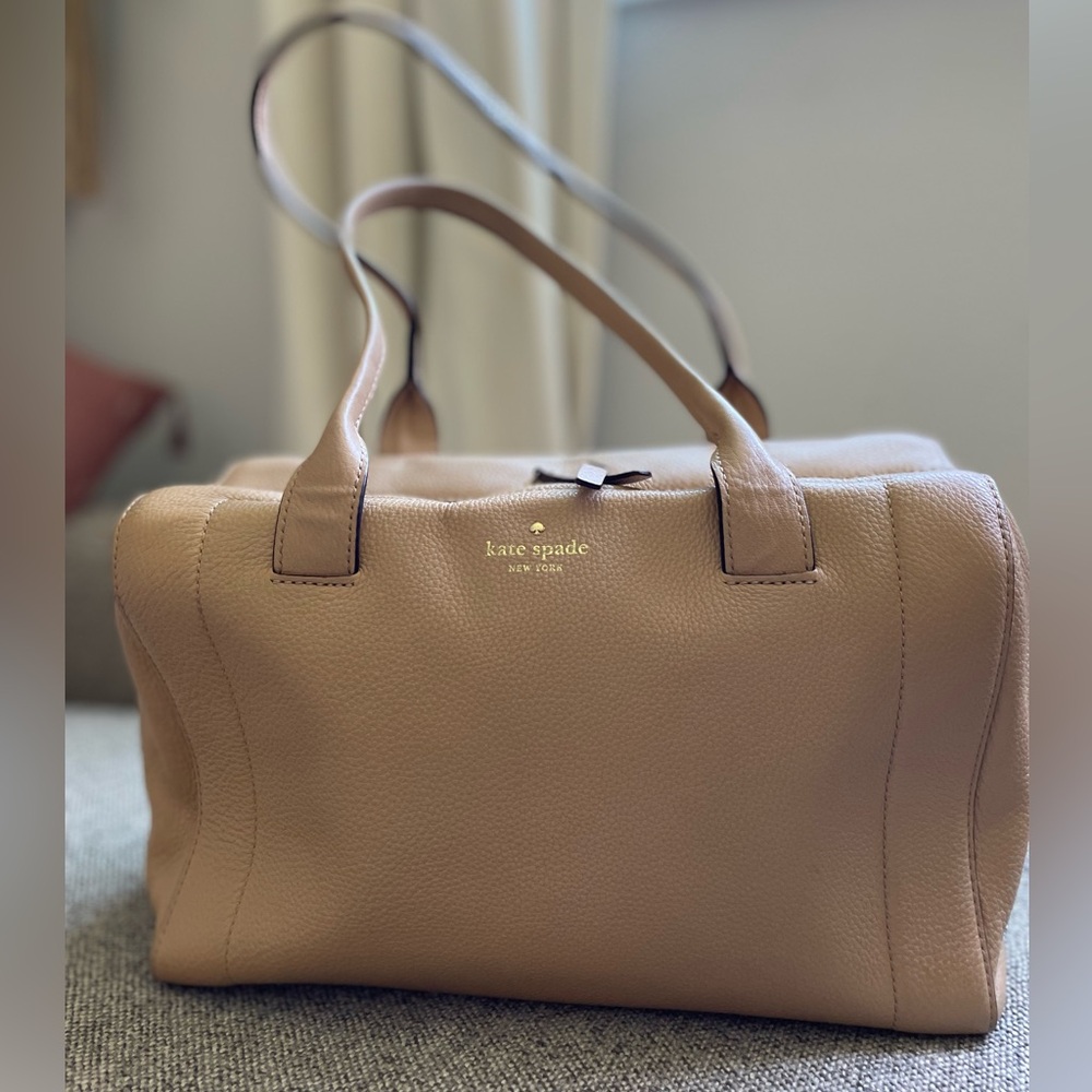 Tan Kate Spade handbag